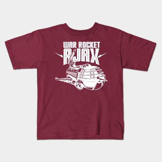 War Rocket Ajax Kids T-Shirt by MindsparkCreative